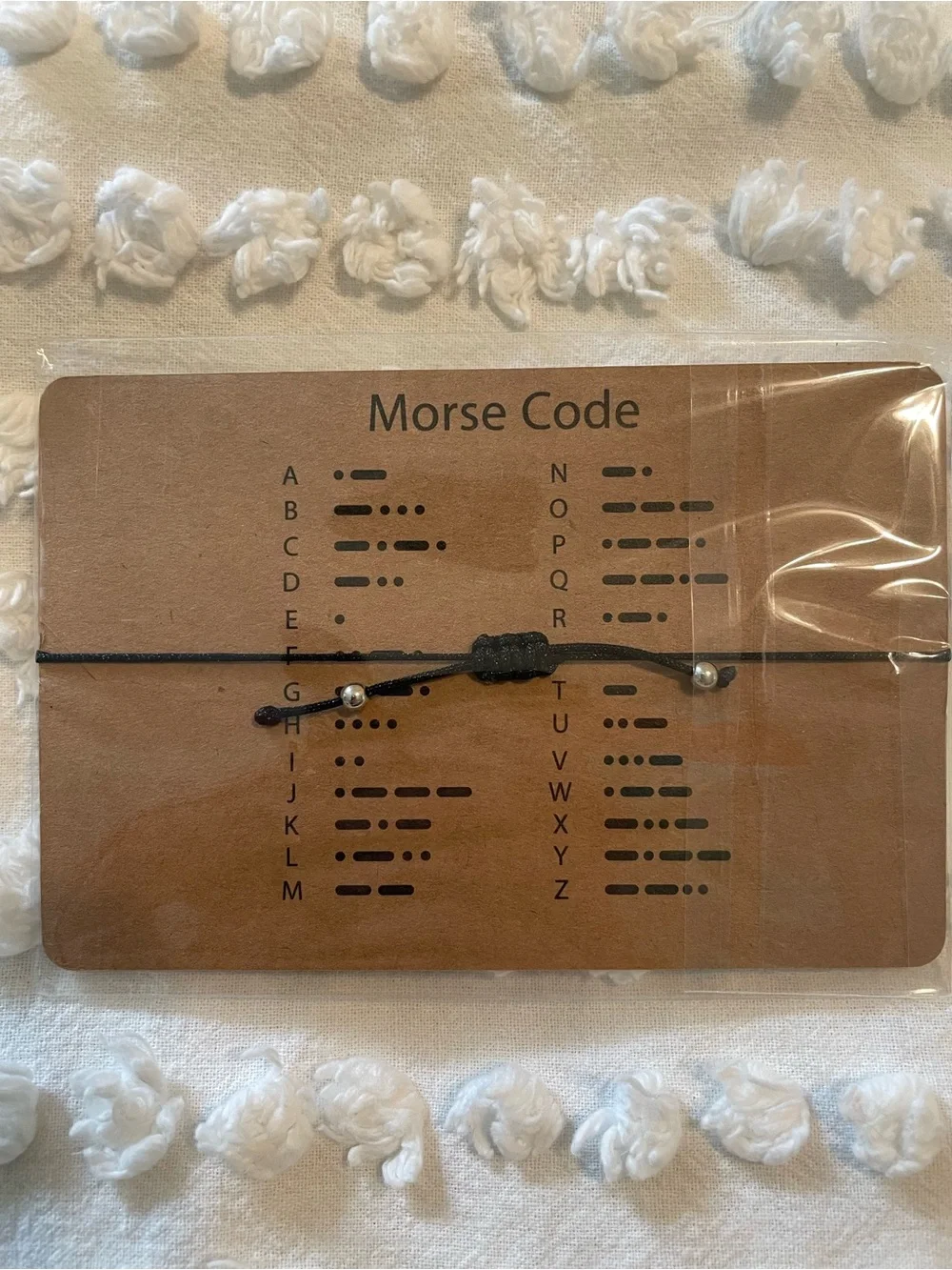 Handmade Adjustable Morse Code 